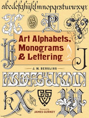 cover image of Art Alphabets, Monograms, and Lettering